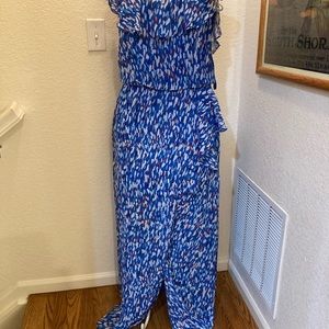 Patriotic Nine West Red white and blue dress maxi size 10 never worn.